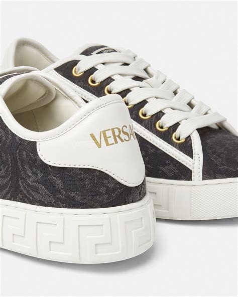 versace jeans sneaker low|barocco high top greca sneakers.